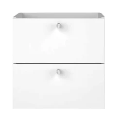 Bloc avec 2 tiroirs pour étagère cube GoodHome Mixxit blanc