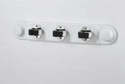 Bloc ventouse 3 manche de 16 à 32 mm Mottez blanc