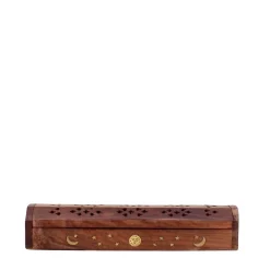 Boite à encens en bois 30cm, Azelia