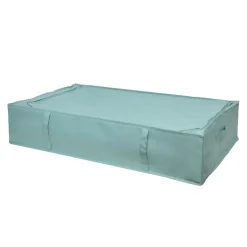Boite de dessous de lit H. 19 cm x L. 93 cm Pratiks vert d'eau