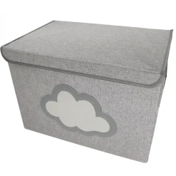 Boite de rangement - Harmonie - 50 x 35.5 x 35 cm - Gris Nuage