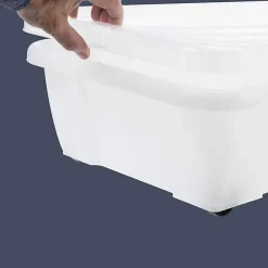Boite de rangement sous lit à roulettes 30 litres