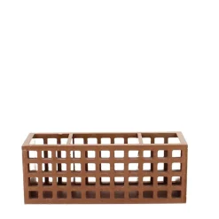 Boite rangement bureau en bois 24cm