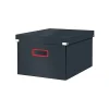 Boite rangement en carton solide Cosy M - Gris