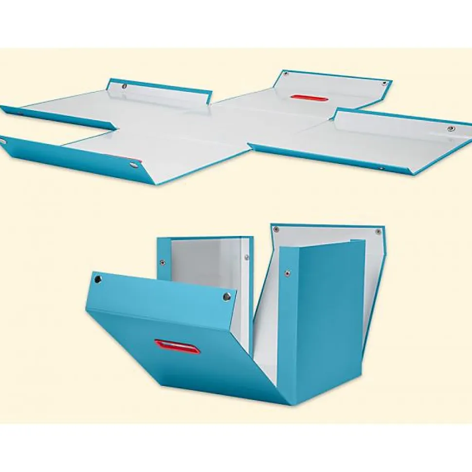 Boite rangement en carton solide Cosy M - Jaune