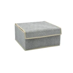 Boite Tiroir de rangement microaérée et respirant avec 9 compartiments Gris MSV