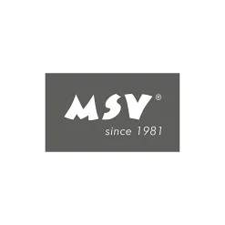Boite Tiroir de rangement microaérée et respirant rectangle Gris MSV