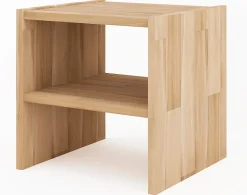Bonnie - table de chevet - chêne massif - 35 cm - Lisa Design
