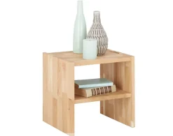 Bonnie - table de chevet - chêne massif - 35 cm - Lisa Design