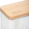 Boîte à céréales 750g métal Blanc Scandi Nature - 5Five