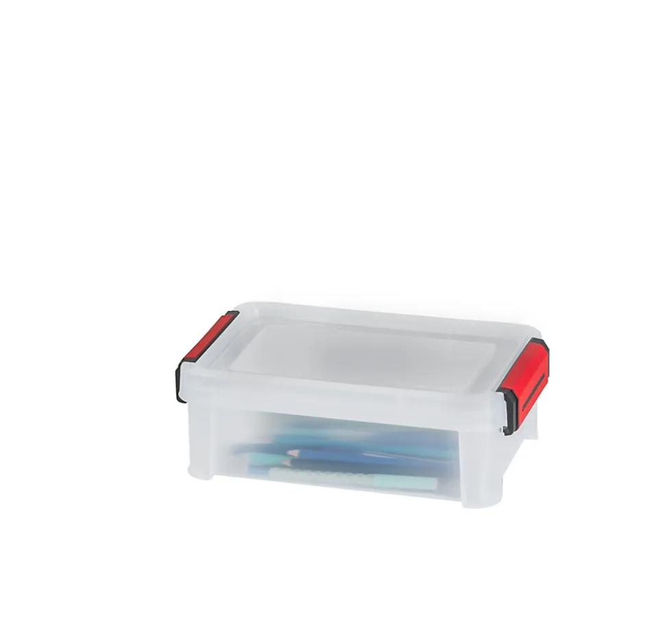Boîte de rangement avec couvercle Sundis Clip & Store 2,5 L transparent