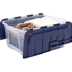 Boîte de rangement avec Couvercle Charnière 45 litres