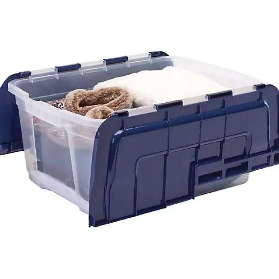 Boîte de rangement avec Couvercle Charnière 45 litres