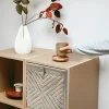 Boîte de rangement carrée en textile Mixxit motif étoile