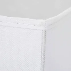 Boîte de rangement carrée en textile Mixxit coloris blanc