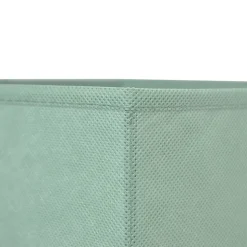 Boîte de rangement carrée en textile Mixxit coloris vert clair