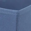 Boîte de rangement carrée en textile Mixxit coloris bleu marine