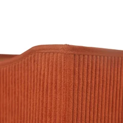 Boîte de rangement carrée en velours Mixxit coloris terracotta