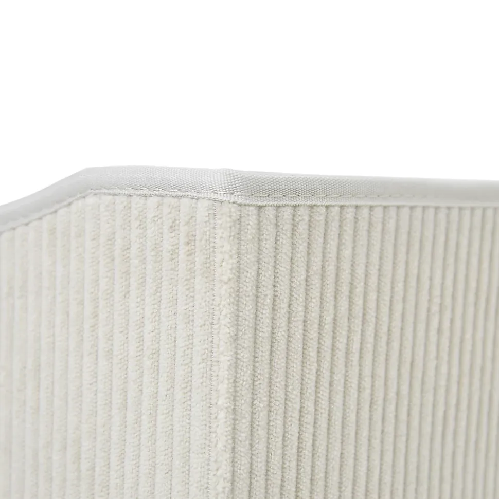 Boîte de rangement carrée en velours Mixxit coloris beige