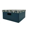 Boîte de rangement en carton Norasia avec couvercle motif camouflage