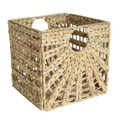 Boîte de rangement en fibre naturelle Mixxit coloris beige