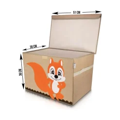 Boîte de rangement en tissu pour enfant grand modèle