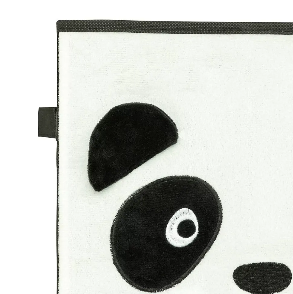 Boîte de rangement enfant panda Joey noir & blanc 29x29cm - Atmosphera