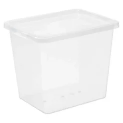 Boîte de rangement Haute transparente 31 litres Basic Box