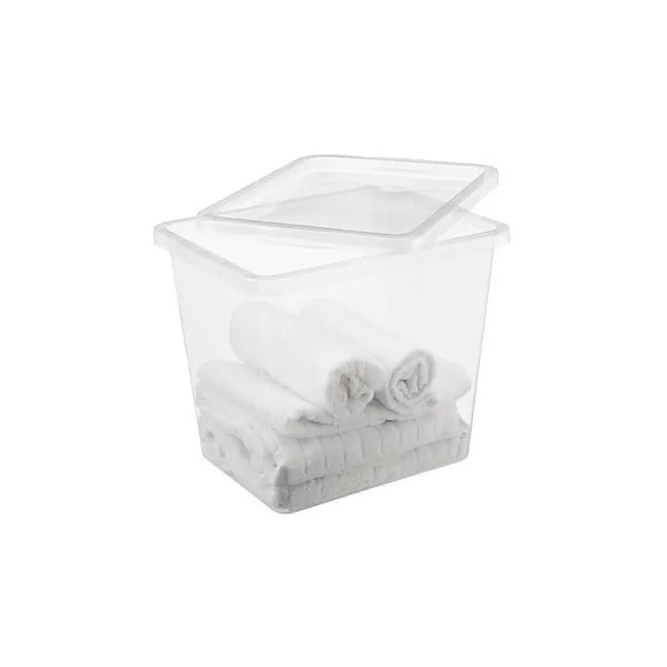 Boîte de rangement Haute transparente 31 litres Basic Box