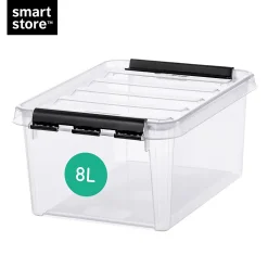 Boîte de rangement 8L empilable SmartStore Classic 10 Orthex P. 34 cm transparent