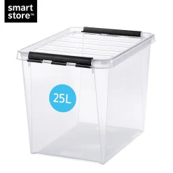 Boîte de rangement 25L empilable SmartStore Classic Orthex 16 P. 40 cm transparent