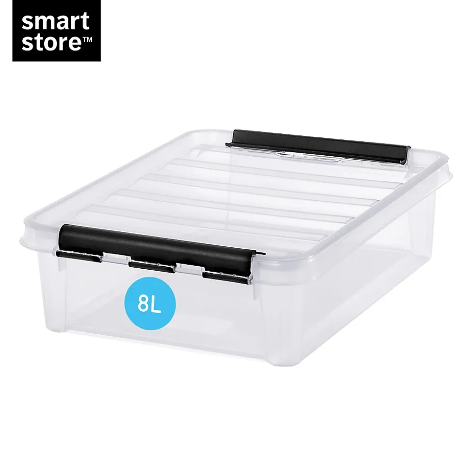 Boîte de rangement 8L empilable SmartStore Classic 14 Orthex P. 40 cm transparent