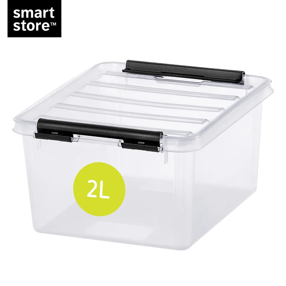 Boîte de rangement 2L empilable SmartStore Classic 2 Orthex P. 21 cm transparent