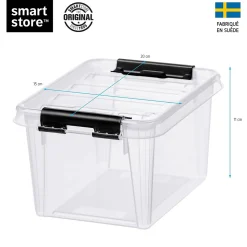 Boîte de rangement 1,5L SmartStore Classic 1.5 Orthex P. 20 cm transparent