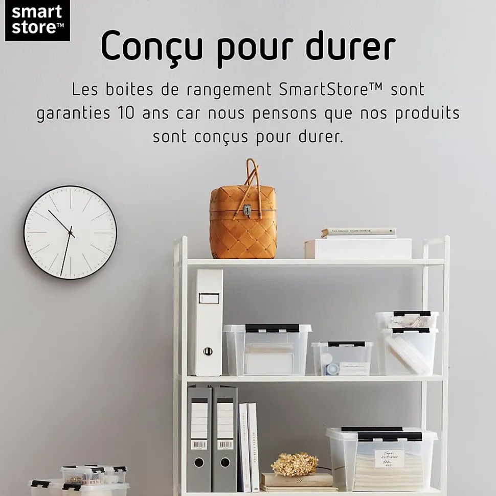 Boîte de rangement 3,6L SmartStore Classic 5 Orthex P. 30 cm transparent