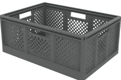 Boîte de rangement 40L Sundis Fold'n Store P.54,6 cm plastique gris