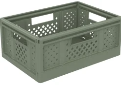 Boîte de rangement 14L Sundis Fold'n Store P.38,6 cm plastique vert sauge