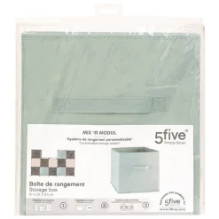 Boîte de rangement Mix 'n' Modul vert céladon 31x31cm - Vert céladon- 5five