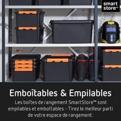Boîte de rangement Professionnelle solide 14 litres