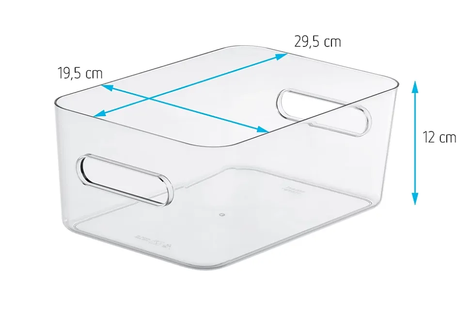 Boîte de rangement réctangulaire transparente SmartStore Compact Clear taille M