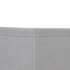 Boîte de rangement rectangulaire en textile Mixxit coloris gris