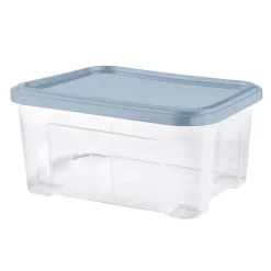 Boîte de rangement Tontarelli Combi Box 13 L couvercle bleu vendue par 4 pièces
