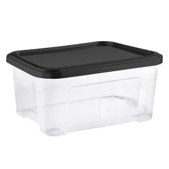 Boîte de rangement Tontarelli Combi Box 13 L couvercle noir vendue par 4 pièces