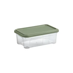 Boîte de rangement Tontarelli Combi Box 2,5 L couvercle vert vendue par 5 pièces