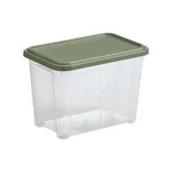 Boîte de rangement Tontarelli Combi Box 4,6 L couvercle vert vendue par 5 pièces
