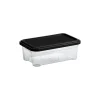 Boîte de rangement Tontarelli Combi Box 2,5 L couvercle noir vendue par 5 pièces