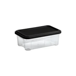 Boîte de rangement Tontarelli Combi Box 2,5 L couvercle noir vendue par 5 pièces