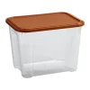 Boîte de rangement Tontarelli Combi Box 18 L couvercle terracotta vendue par 3 pièces