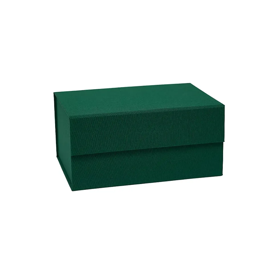 Boîte de rangement vert en carton H12x24x17