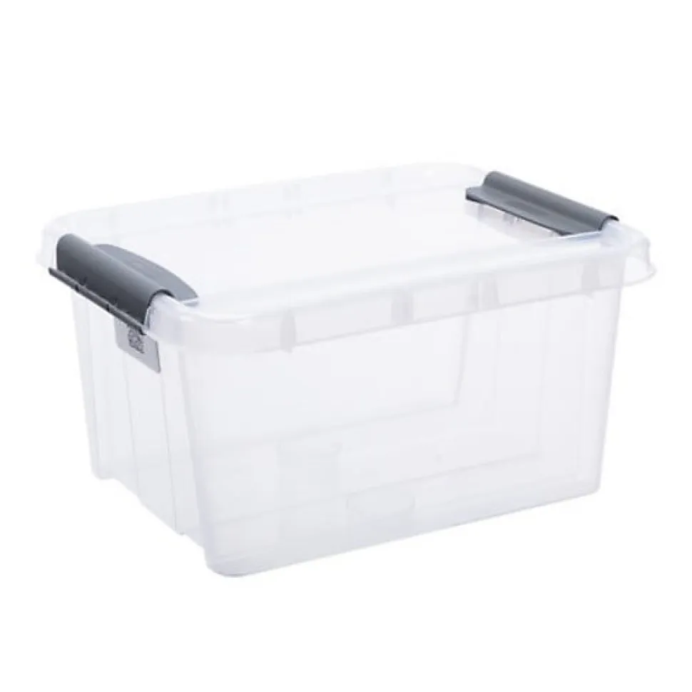 Boîte empilable avec clips de fermeture 32 litres ProBox